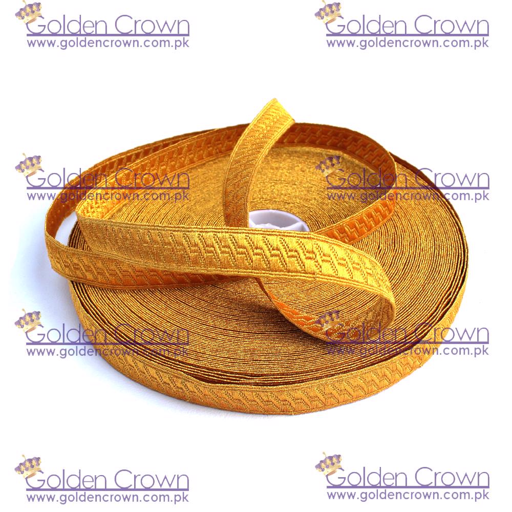 Product image - Mylar Braid, Mylar Braid Suppliers and Manufacturers, military uniforms braids lace, Military Gold Braid, military uniform gold braid, Military Gold Braids Wholesale, Military Uniform Russia Braid Lace Gold Russia Braid Lace, https://goldencrown.com.pk/products/c1031_Military-Ceremonial-Uniforms-Accessories-Manufacture/c945_Military-Braid-Suppliers/i12072_Military-Gold-Mylar-Bias-and-Stand-Braid-Lace.aspx